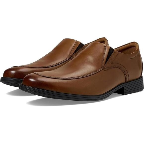 Clarks Other - Clarks Whiddon Loafers Leather Slip on Tan Comfort Dress Shoe Men's 7 $105 MSRP